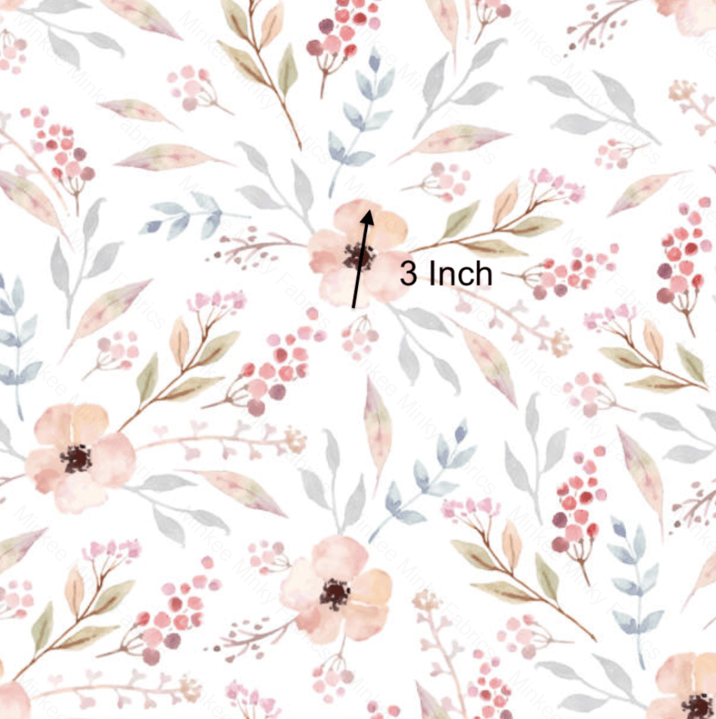 Everly Pre-Order (7Th July) Cotton Sateen / 3 Inches Digital Fabric Preorder