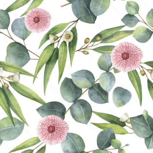 Copy Of Floral Gum Cotton Sateen / Select Digital Fabric Preorder
