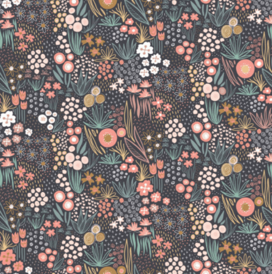 Floral Patch Pre-Order (7Th July) Select Fabric Base / Print Size Digital Preorder