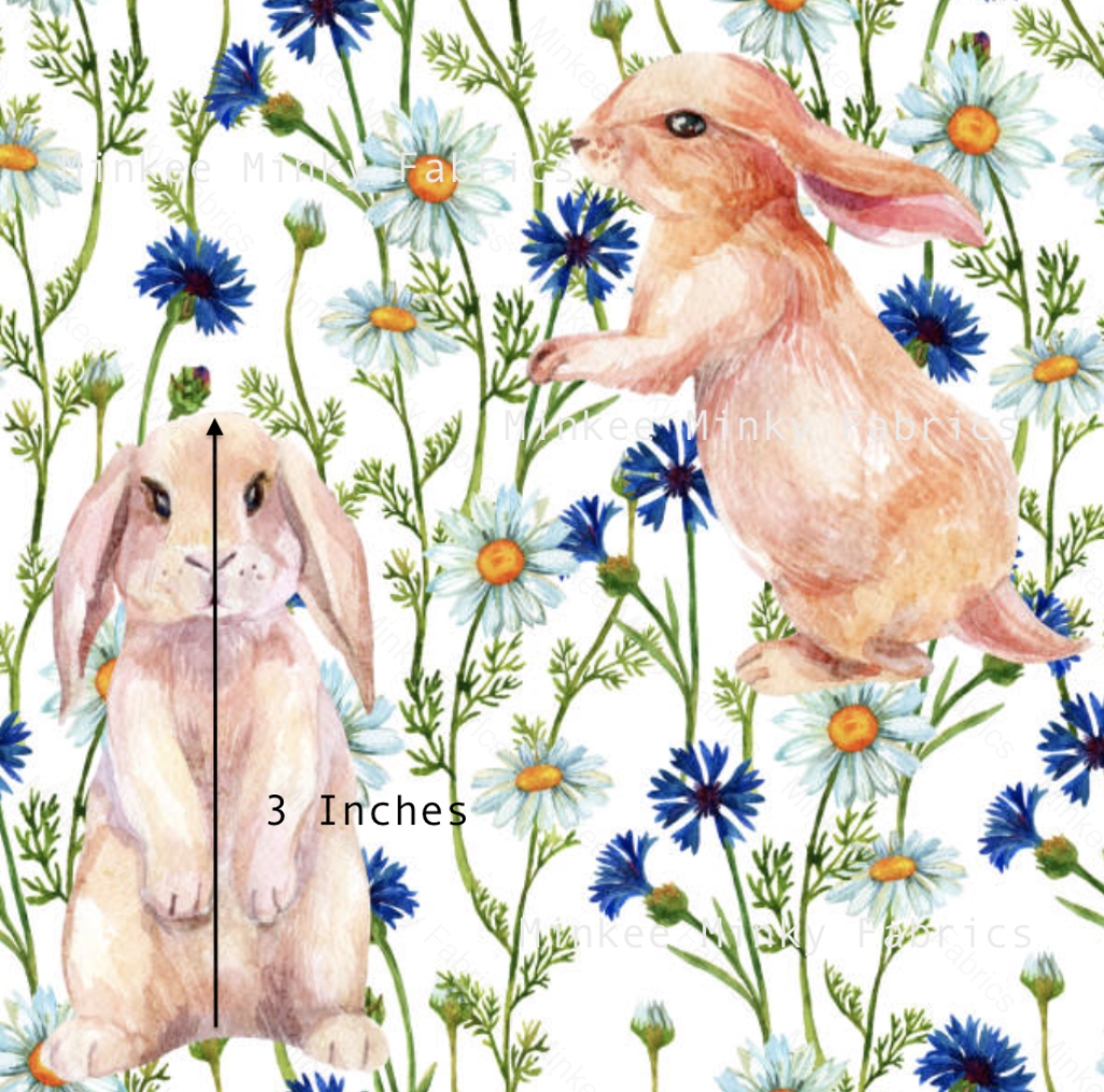 Forest Bunnies Retail Woven / 3 Inches Digital Fabric - Retail