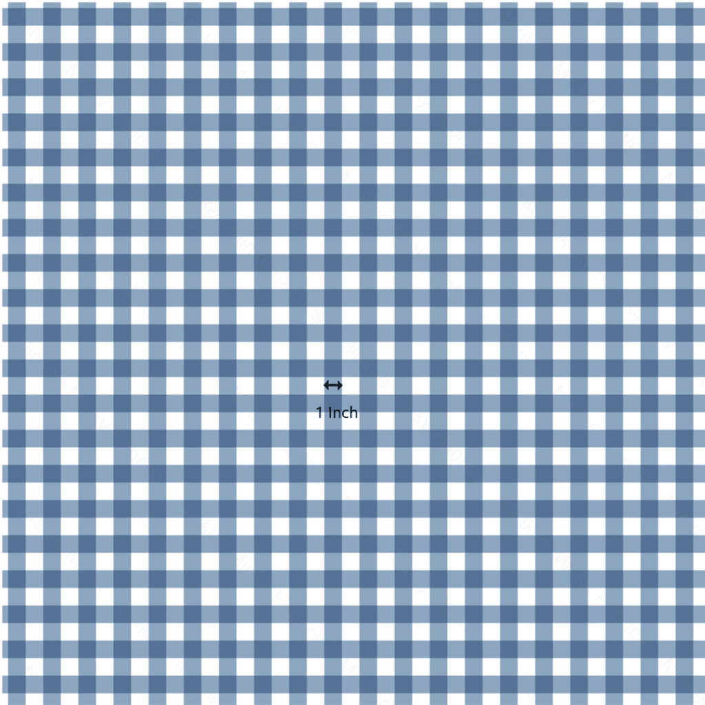 Blue Denim Gingham (August Pre-Order) Digital Fabric Preorder