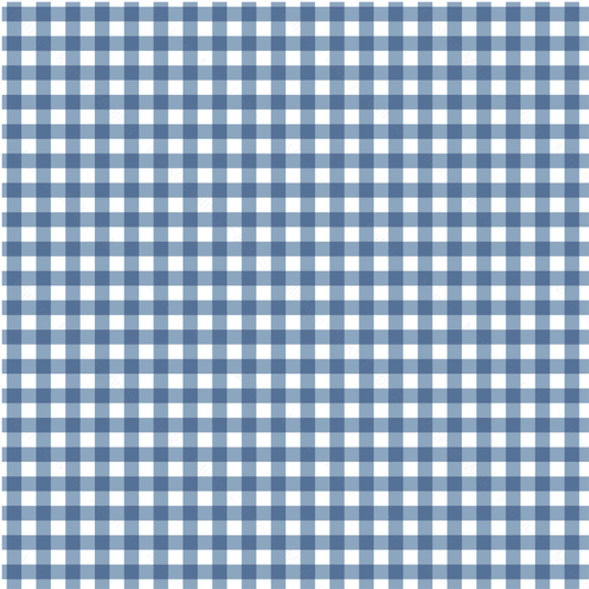 Blue Denim Gingham (August Pre-Order) Digital Fabric Preorder