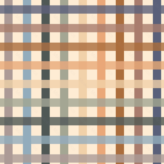Boho Gingham (January Pre-Order) - Fabric Digital Preorder