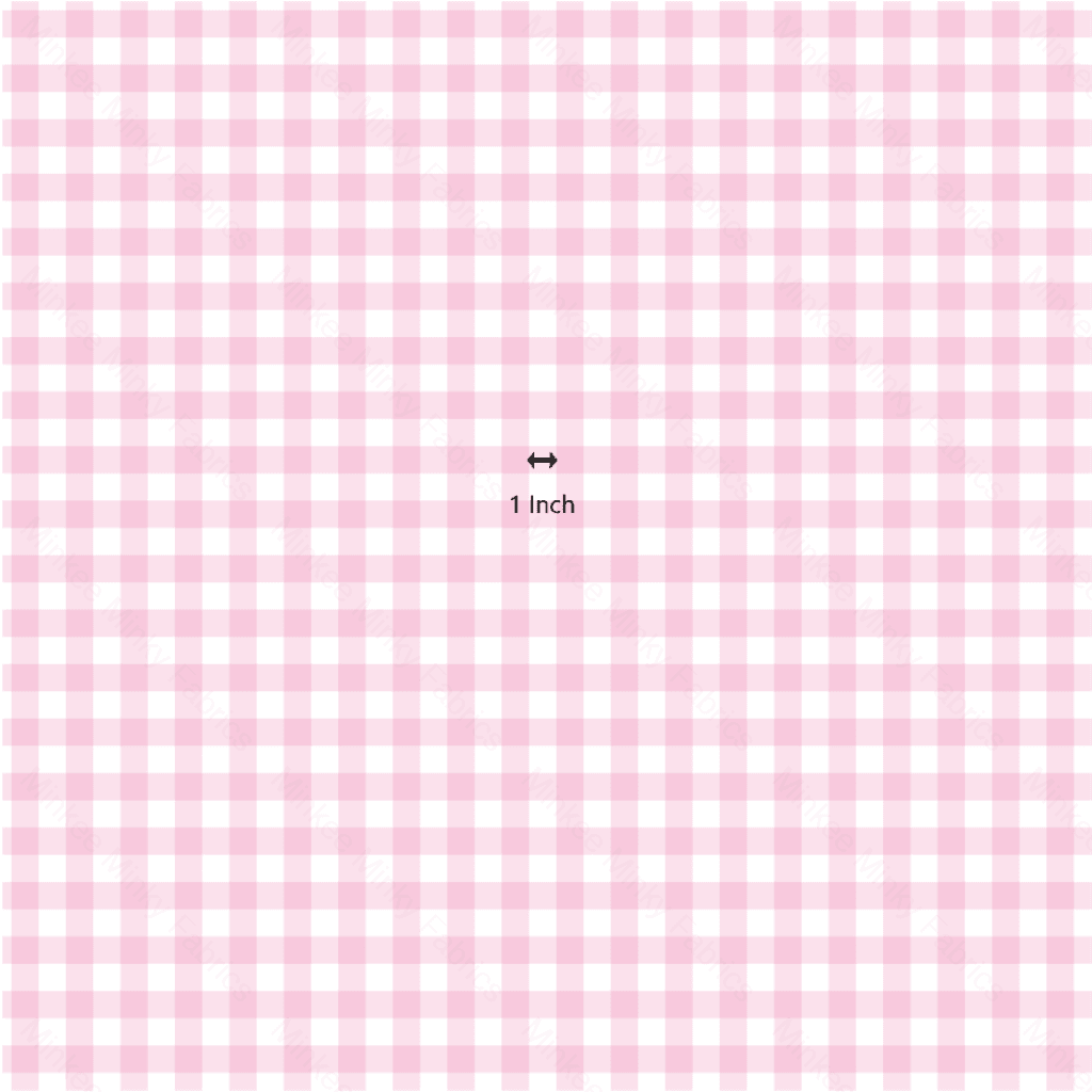 Candy Pink Gingham (August Pre-Order) Digital Fabric Preorder