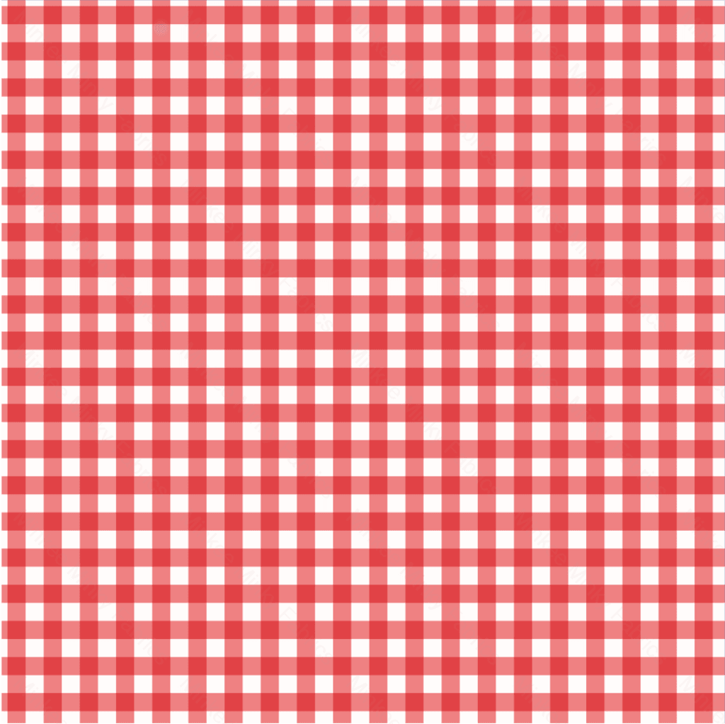 Gingham Christmas Red (June Pre-Order) - Fabric Digital Preorder