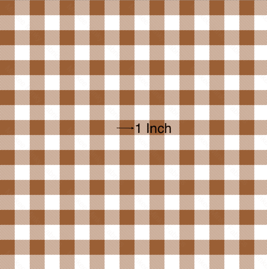 Earth Gingham (August Pre-Order) Digital Fabric Preorder