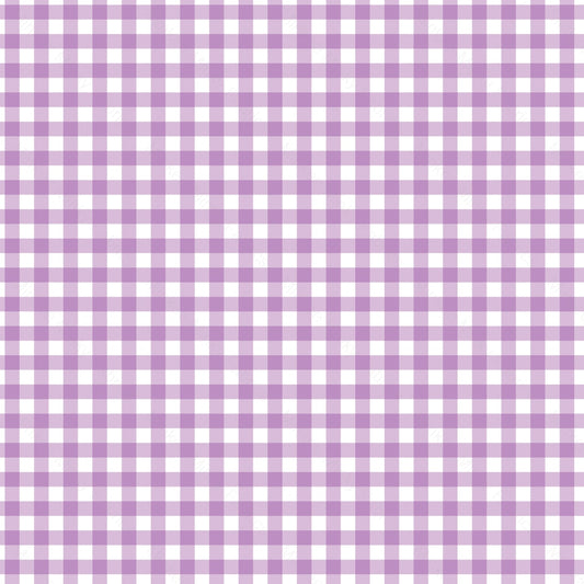 Lavender Gingham (January Pre-Order) - Fabric Digital Preorder
