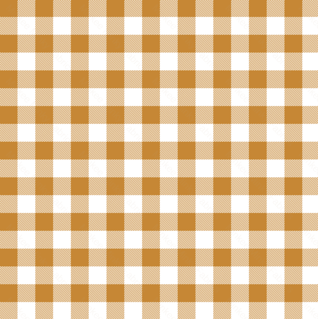 Mustard Gingham (August Pre-Order) Digital Fabric Preorder