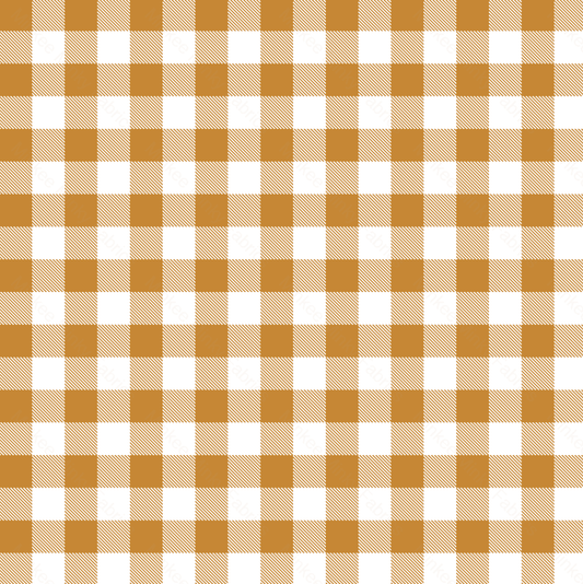 Mustard Gingham (August Pre-Order) Digital Fabric Preorder