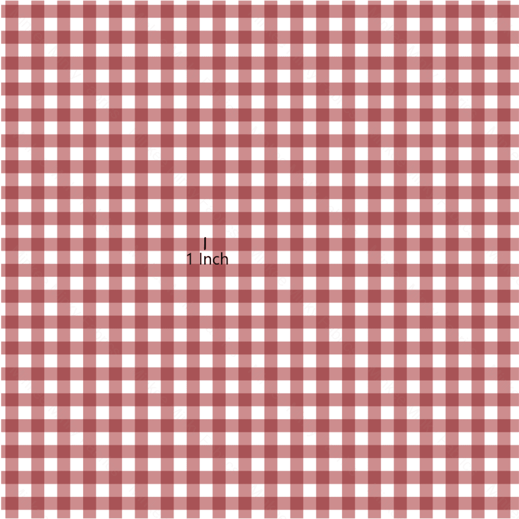 Gingham Raspberry (May Pre-Order) - Fabric Digital Preorder