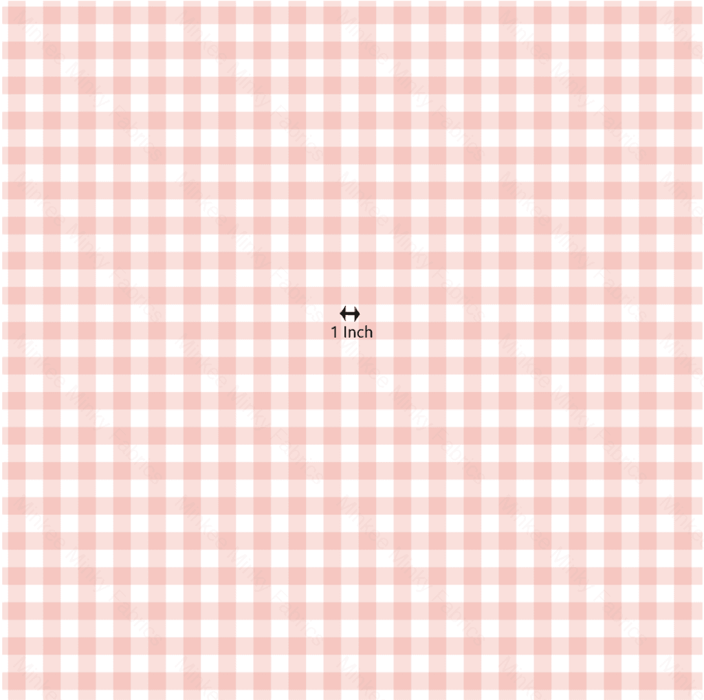 Soft Pink Gingham (August Pre-Order) Digital Fabric Preorder