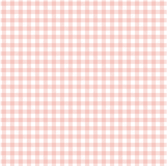 Soft Pink Gingham (August Pre-Order) Digital Fabric Preorder