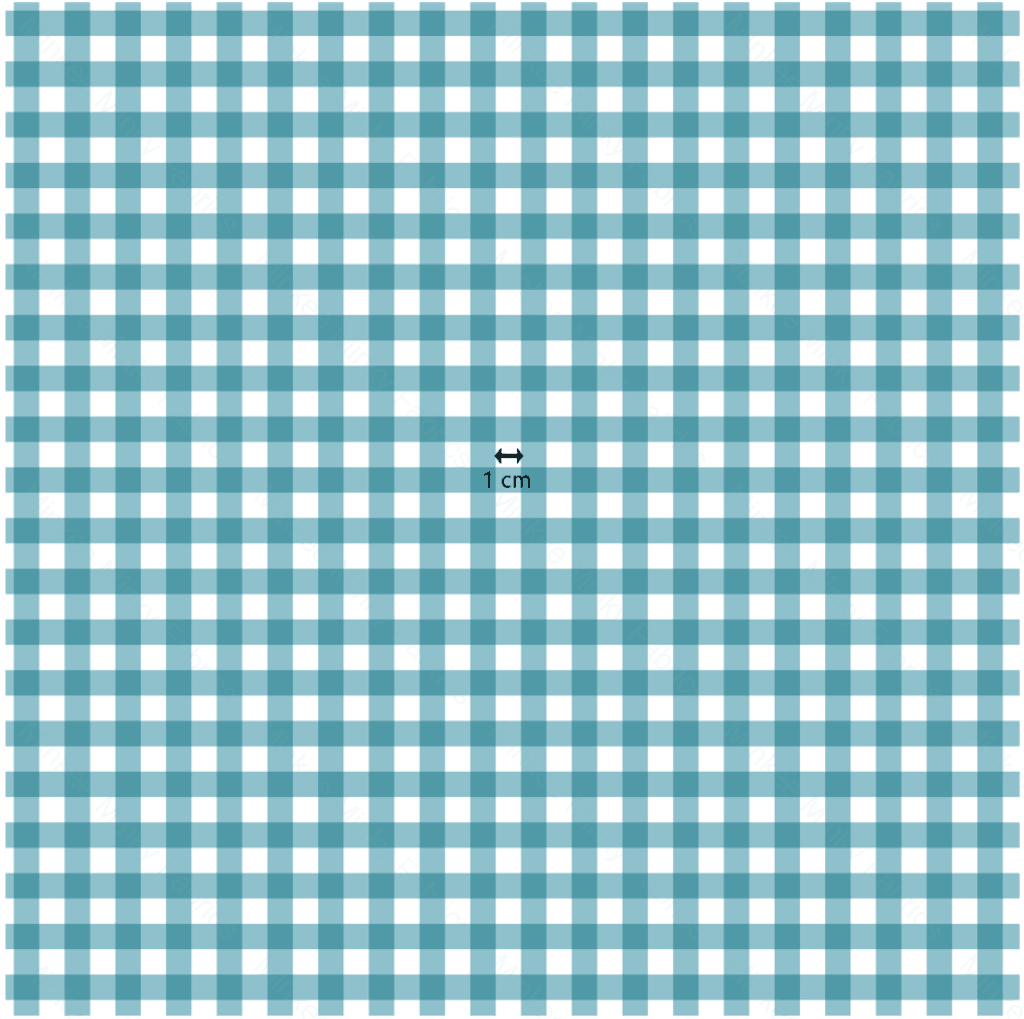 Turquoise Gingham (August Pre-Order) Digital Fabric Preorder