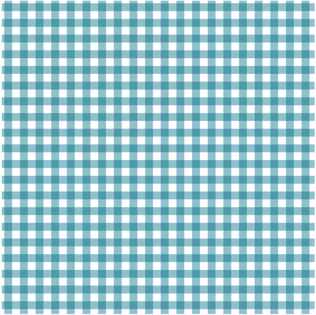 Turquoise Gingham (August Pre-Order) Digital Fabric Preorder