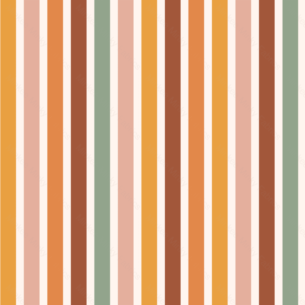 Groovy Boho Collection - Stripes (April Pre-Order) Fabric Digital Preorder