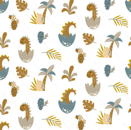Hatching Dinosaurs (August Pre-Order) Digital Fabric Preorder