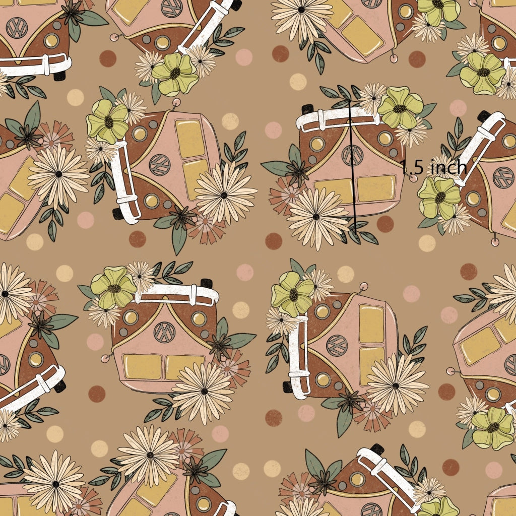 Hippy Van (August Pre-Order) Digital Fabric Preorder