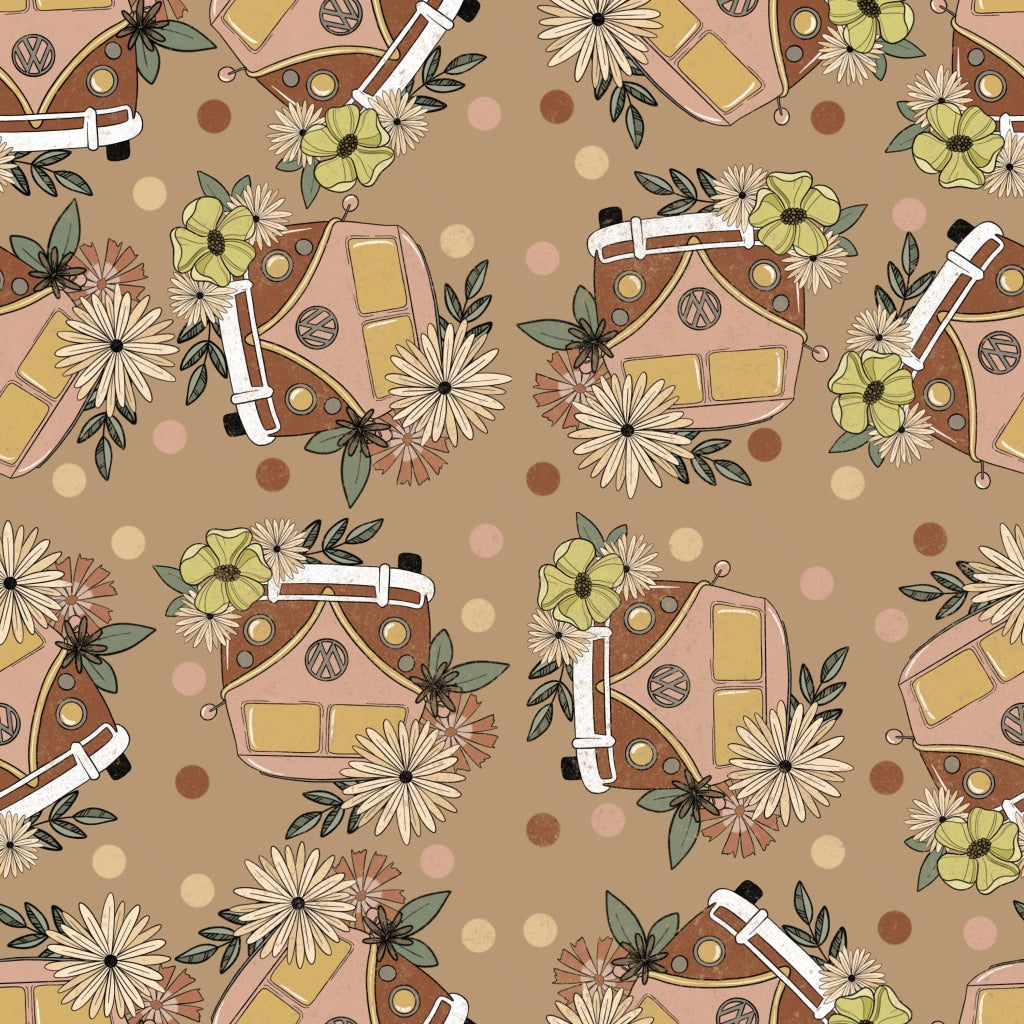Hippy Van (August Pre-Order) Digital Fabric Preorder