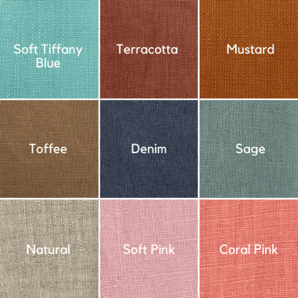 Linen - Fabric Soft Tiffany Blue