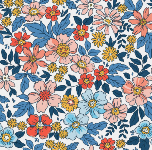 Mia - Blue (August Pre-Order) Digital Fabric Preorder