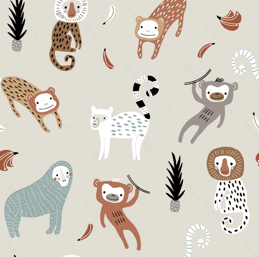 Monkey Business (August Pre-Order) Digital Fabric Preorder