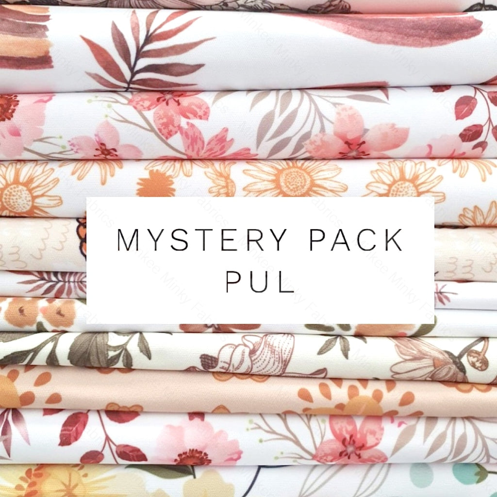 Mystery Pack's PUL Fabric Minkee Minky Fabrics Australia