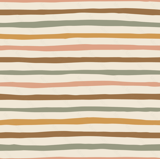 Natural Stripes (February Pre-Order) - Fabric Digital Preorder