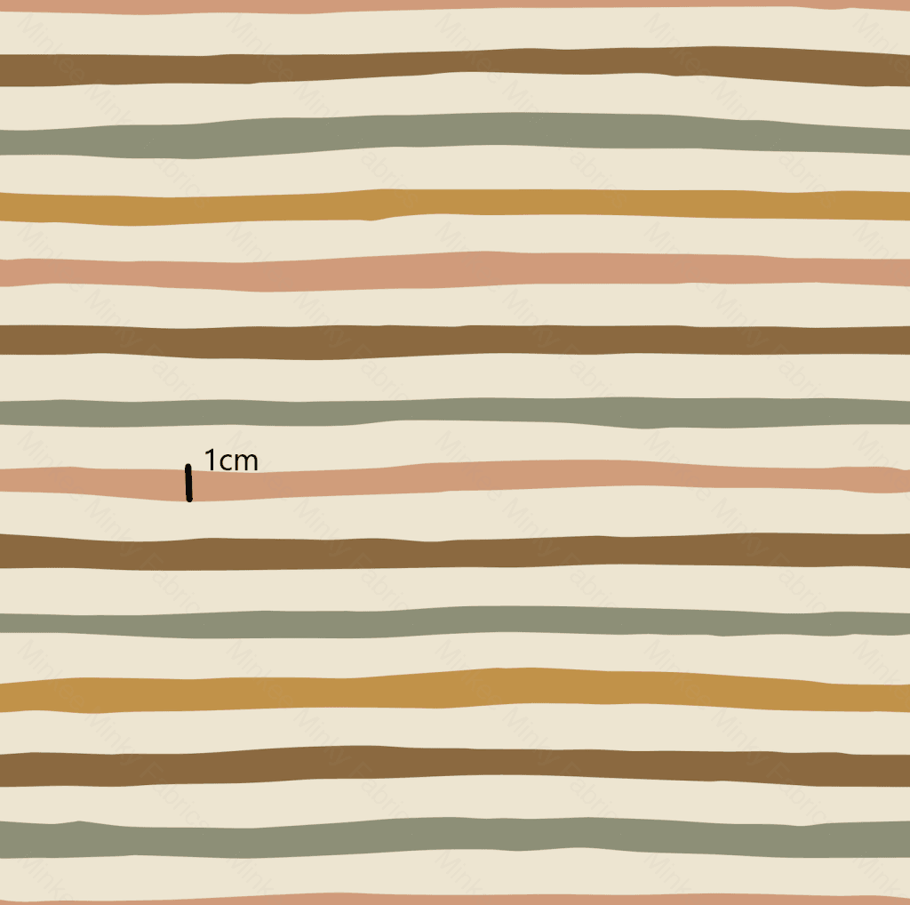 Natural Stripes (February Pre-Order) - Fabric Digital Preorder