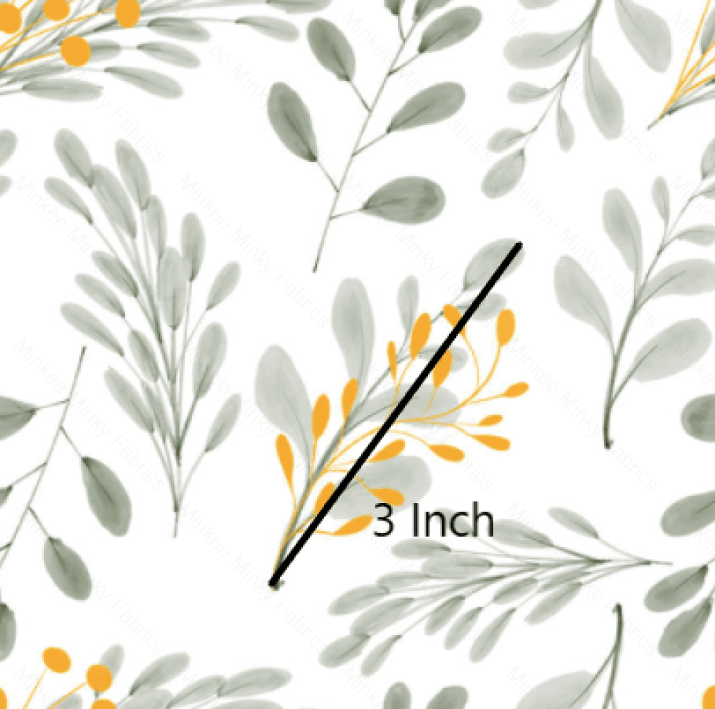 Olive Branches - Fabric Woven 3 Inch Digital Retail