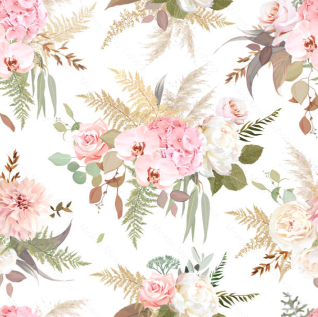 Pastel Dahlia (Winter Rose Pre-Order) Digital Fabric Preorder