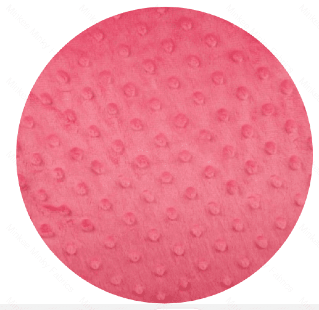 Minky Dot - 50Cm Short Cuts Strawberry Fabric