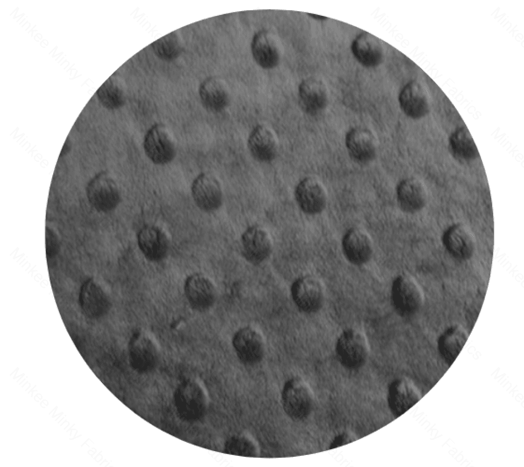 Minky Dot - 50Cm Short Cuts Charcoal Grey Fabric