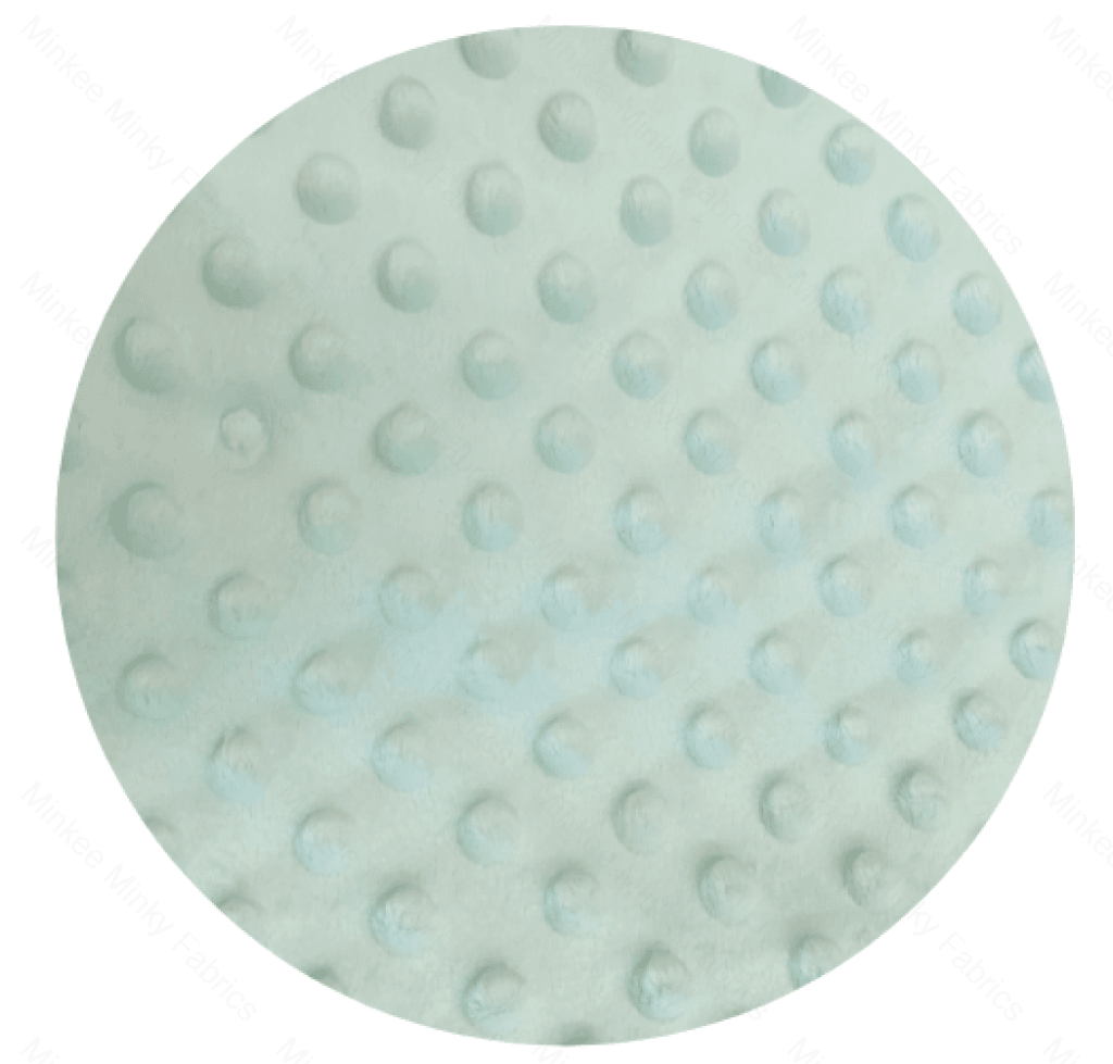 Minky Dot - 50Cm Short Cuts Aqua Glass Fabric