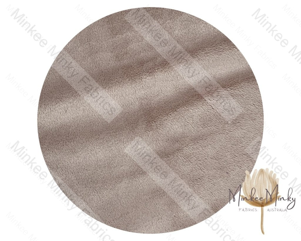 Minky Dot - 50Cm Short Cuts Rose Dust Smooth Fabric