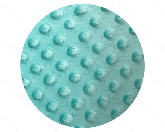 Minky Dot -Aruba Blue Fabric