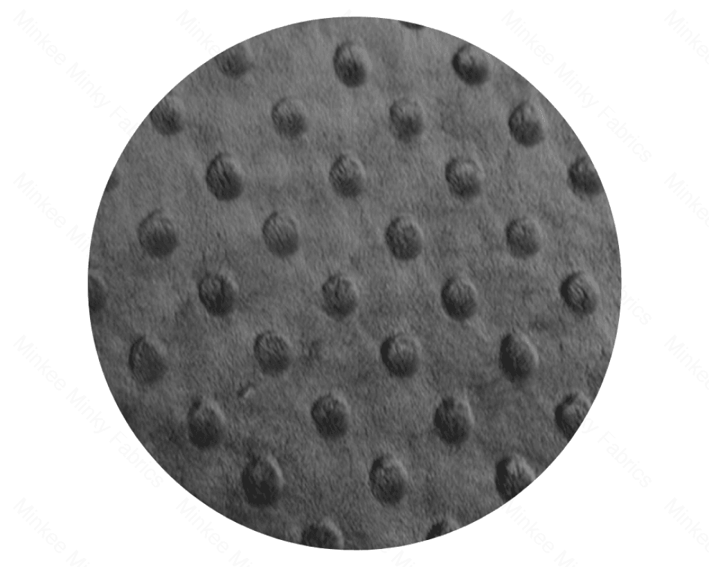 Minky Dot-Charcoal Grey