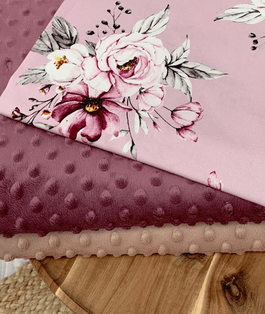 Premium Minky Dot Fabric Dusky Orchid Minkee Minky Fabrics Australia