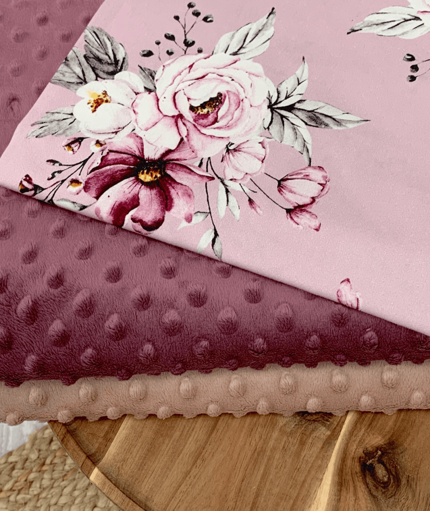 Minky Dot - Rose Dust Fabric