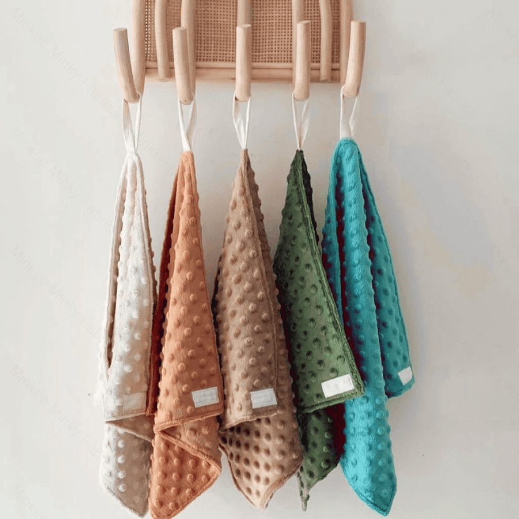 Premium Minky Dot Fabric - Sandstone (Pre-Order)
