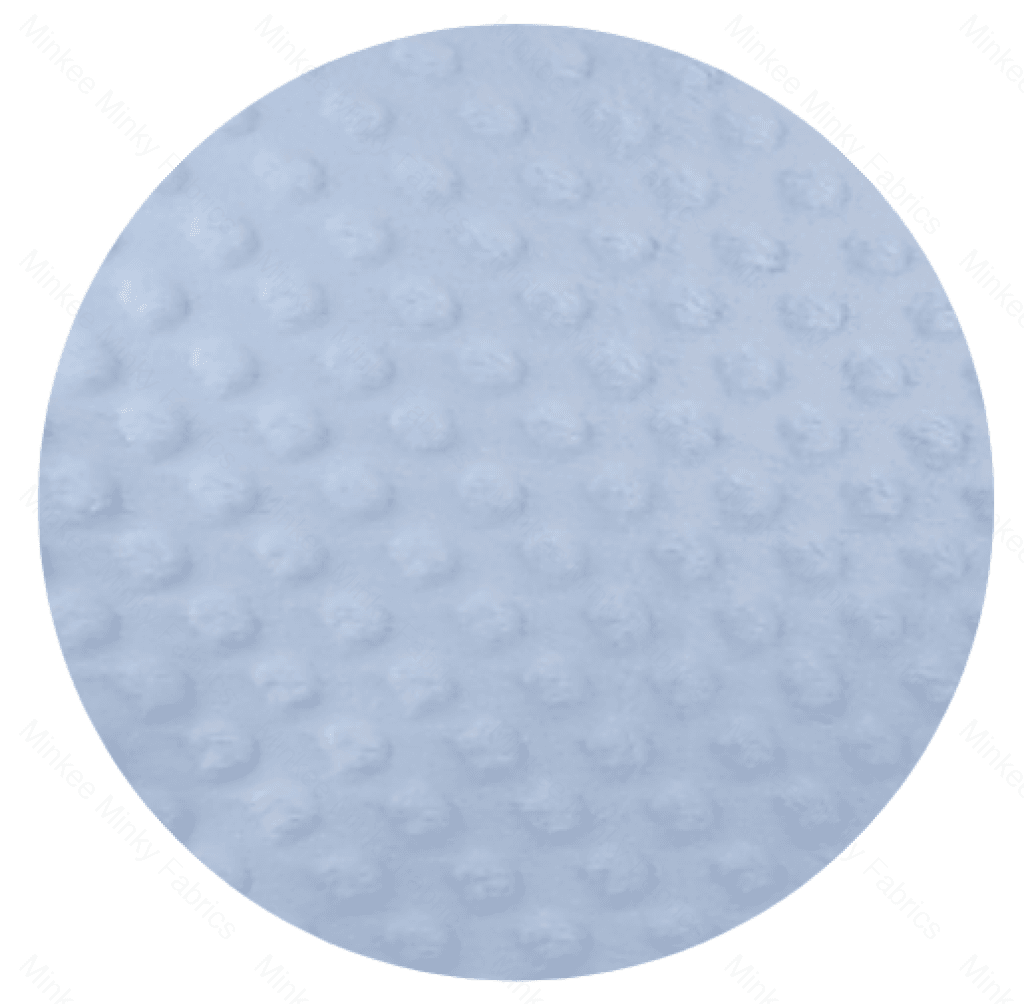 Minky Dot - 50Cm Short Cuts Baby Blue Fabric