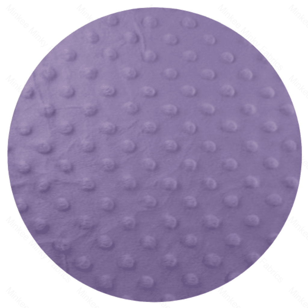 Minky Dot - 50Cm Short Cuts Lavender Fabric