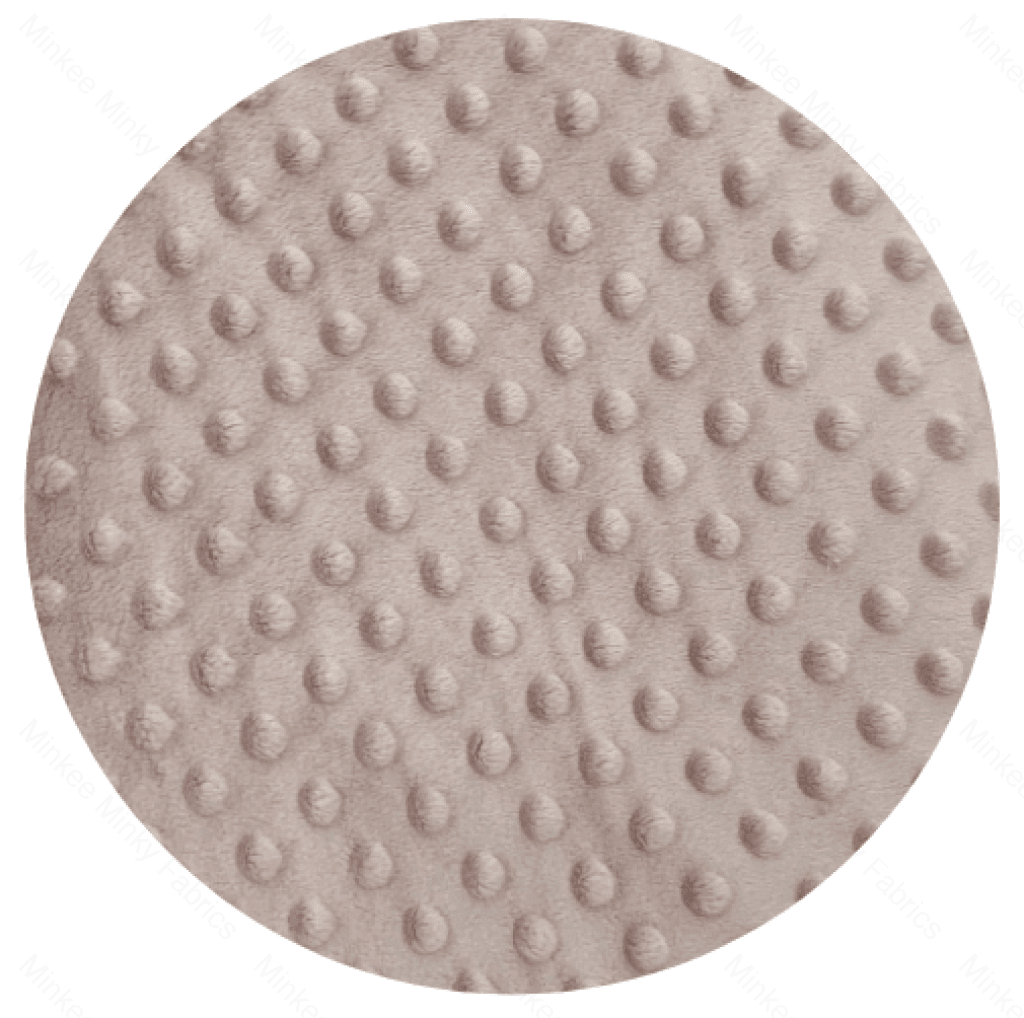 Minky Dot - 50Cm Short Cuts Rose Dust Fabric