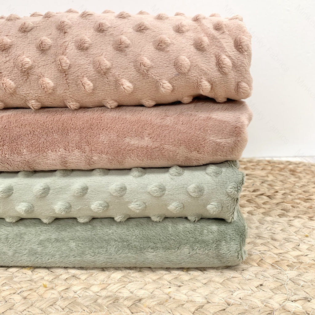 Premium Minky Smooth Fabric Rose Dust Minkee Minky Fabrics Australia
