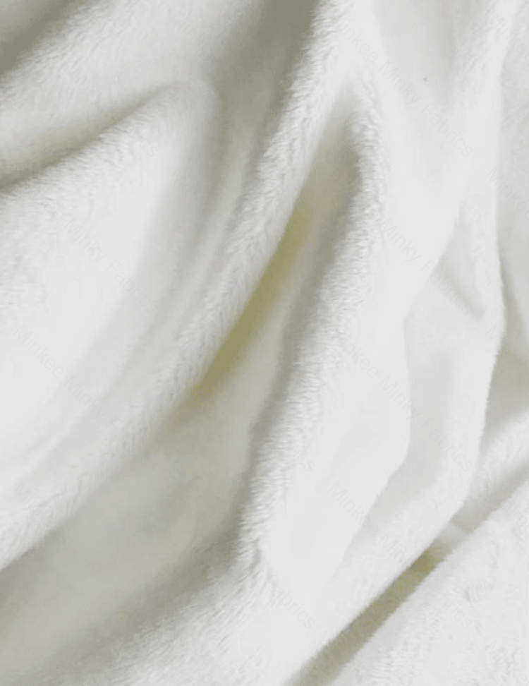 Premium Smooth Minky Fabric White Minkee Minky Fabrics Australia