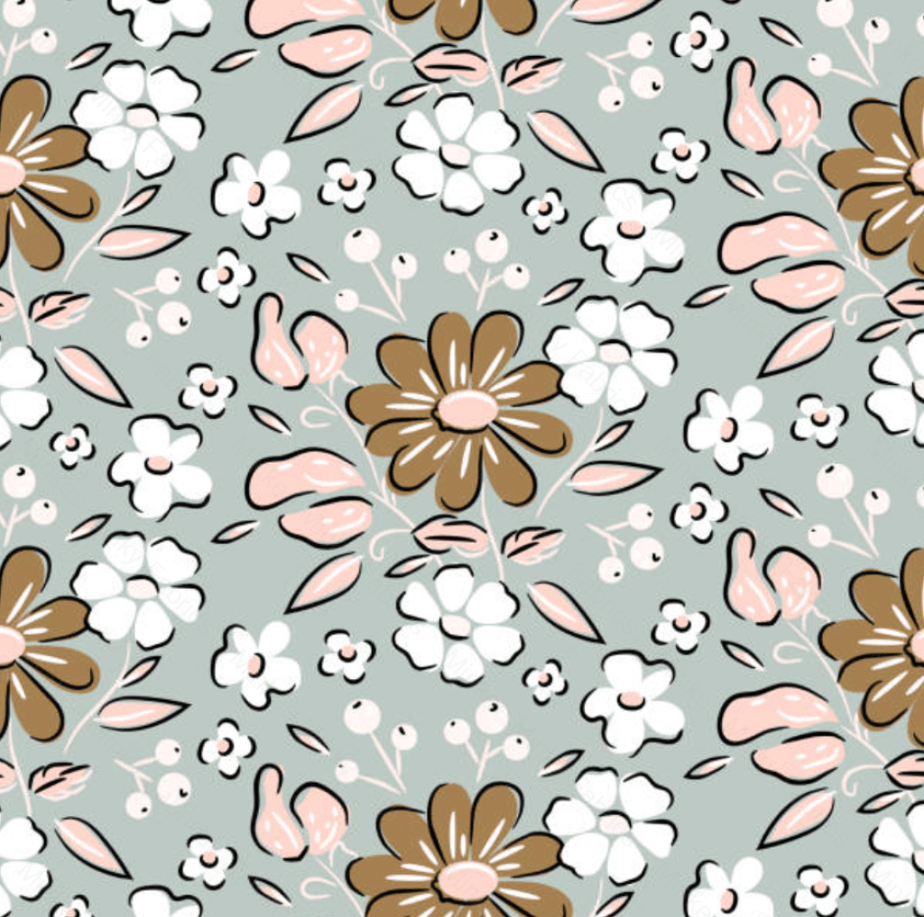 Pretty Posies(January Pre-Order) - Fabric Digital Preorder