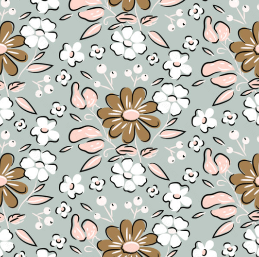 Pretty Posies(January Pre-Order) - Fabric Digital Preorder