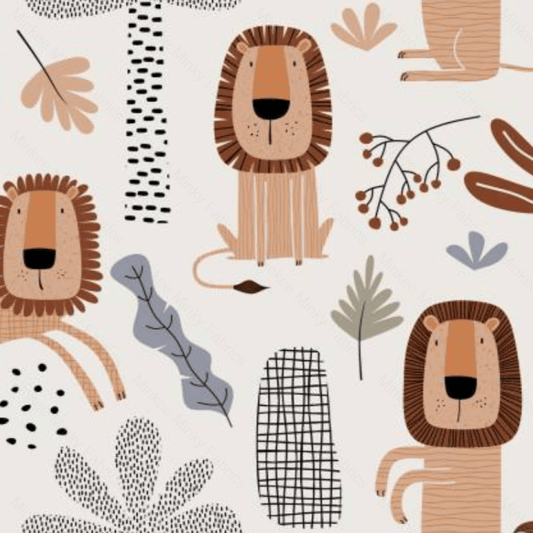 Quirky Lion (July Pre-Order) - Fabric Digital Preorder