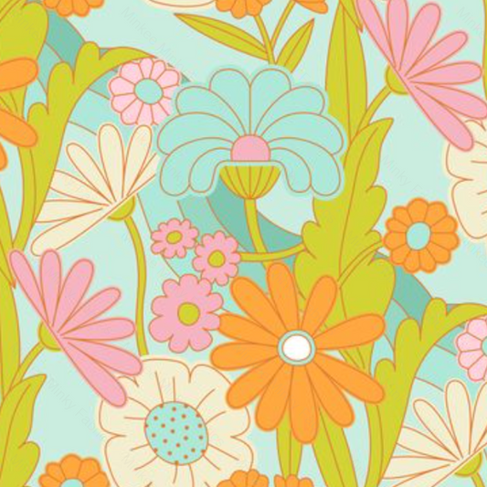 Retro Andrea (August Pre-Order) Digital Fabric Preorder