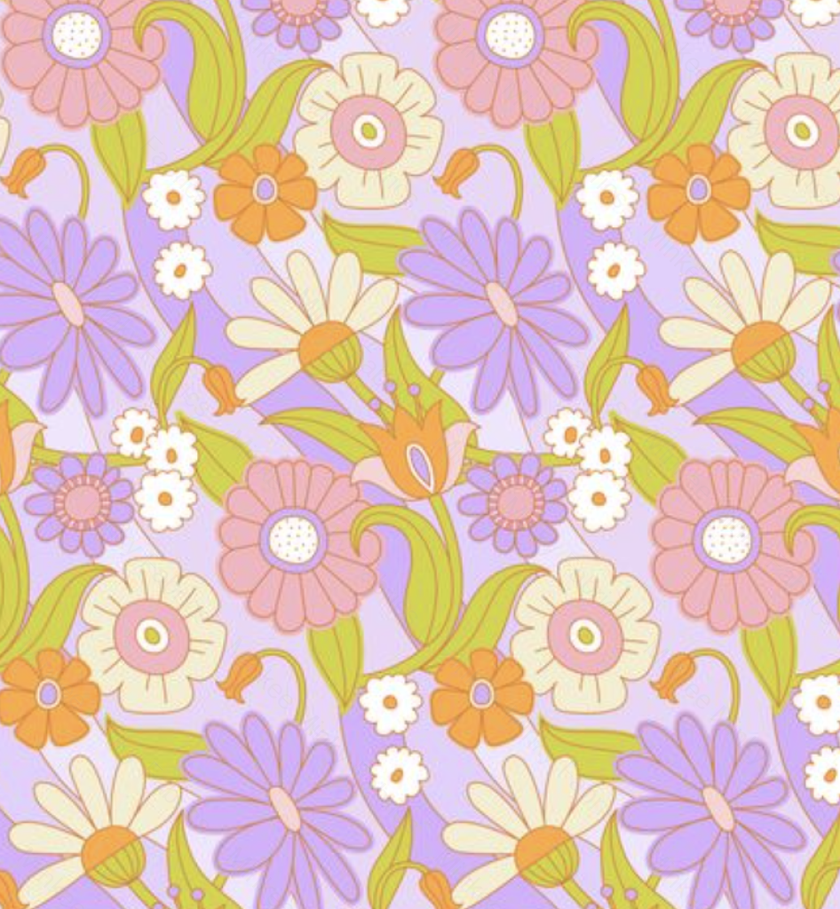Retro Lauren (August Pre-Order) Digital Fabric Preorder