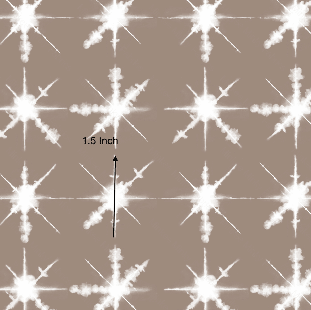 Shibori Tie-Dye Star - 100% Cotton Woven Fabric Retail Digital
